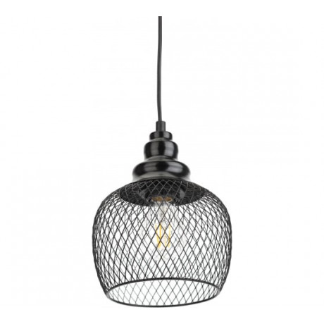 Подвес PL8 BK металл, E27, max 60W, d170 мм, черный (10/180)