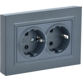 BRITE Роз. 2-я с з/к без з/ш 16А в сб. РС12-3-БрМ мар. IEK BR-R21-16-K35-F