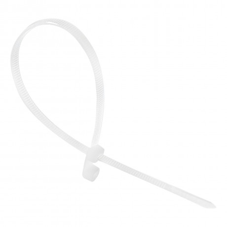 Хомут Smartbuy с монтажным отверстием 4,8х300мм, белый (SBE-CTH-48-300-w)// (100 шт в упак)